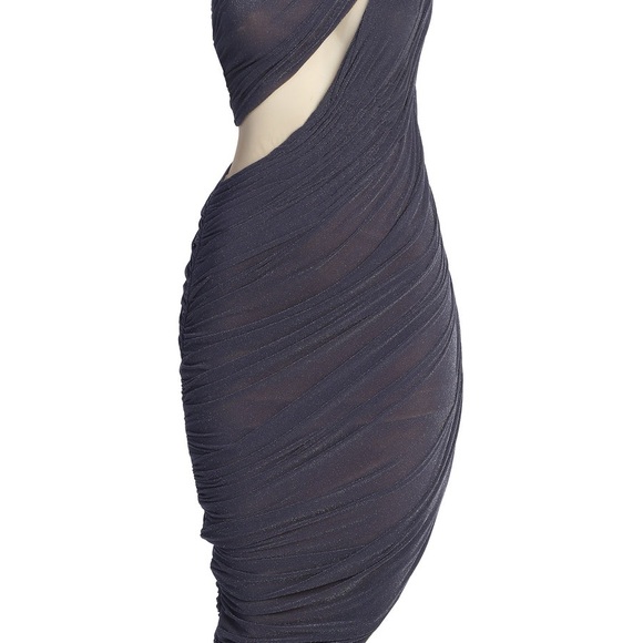 JLUXLABEL MIDNIGHT BLUE AURA SHIMMER MIDI - Picture 4 of 7